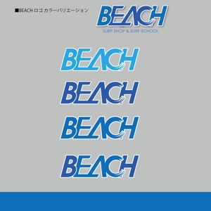 murajun39 (murajun39)さんの「BEACH」のロゴ作成への提案