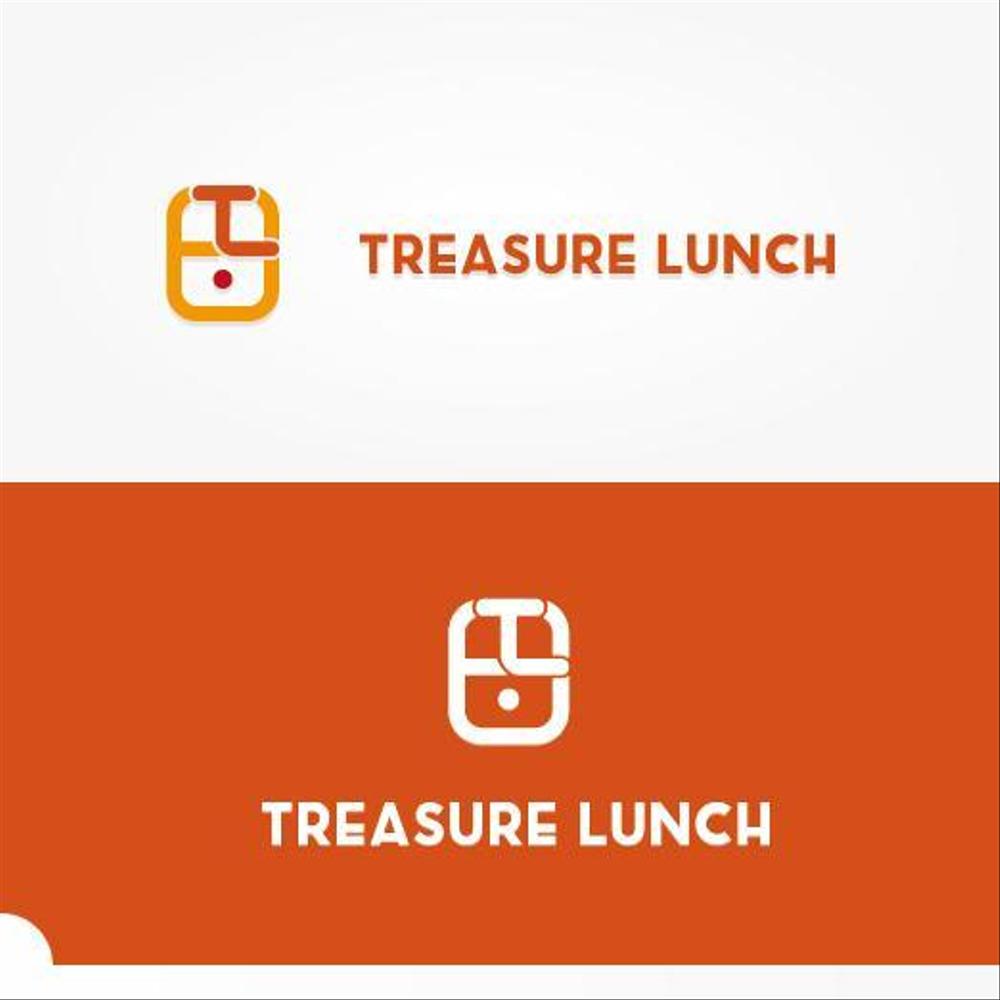 「お弁当屋『treasure lunch』｣のロゴ作成