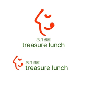 naka6 (56626)さんの「お弁当屋『treasure lunch』｣のロゴ作成への提案