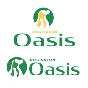 kenken7さんの「DOG SALON　Oasis　　（ドッグサロン　オアシス　　　　どっぐさろん　おあしす）」のロゴ作成への提案