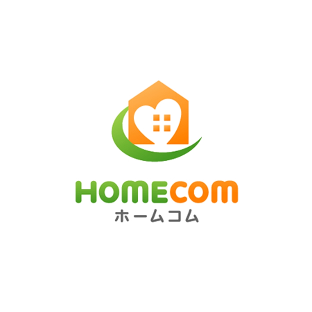 「株式会社ホームコム」のロゴ作成