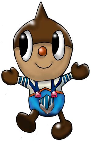 RoPoCop (SHINCe2677)さんの中津川市の栗菓子とリニアの融合でキャラクター「****」くんを製作する。への提案