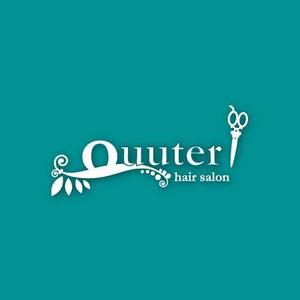 Momo Design (shishimaru_)さんの「hair salon Quuter」のロゴ作成への提案