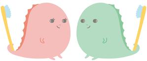 eg161 (egu161)さんの歯科院恐竜キャラクターへの提案