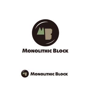 edesign213 (edesign213)さんの「MONOLITHIC BLOCK」のロゴ作成への提案