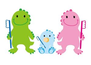 zaurusさんの歯科院恐竜キャラクターへの提案