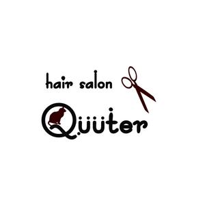 MIS Design (misa84246)さんの「hair salon Quuter」のロゴ作成への提案