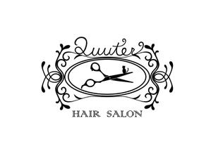 BOUBOUさんの「hair salon Quuter」のロゴ作成への提案
