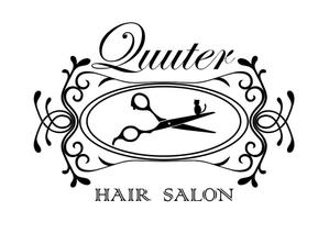 BOUBOUさんの「hair salon Quuter」のロゴ作成への提案