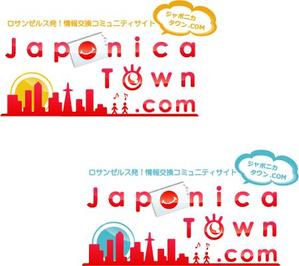 soy_designさんのロサンゼルス日本人コミュニティサイトのロゴ製作への提案