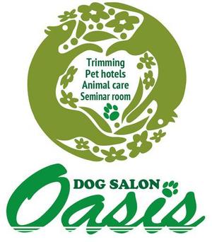 futaoA (futaoA)さんの「DOG SALON　Oasis　　（ドッグサロン　オアシス　　　　どっぐさろん　おあしす）」のロゴ作成への提案