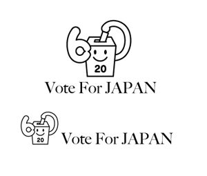 naka6 (56626)さんの「Vote For JAPAN」のロゴ作成への提案