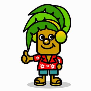 Jelly (Jelly)さんのヤシの木のキャラクターへの提案