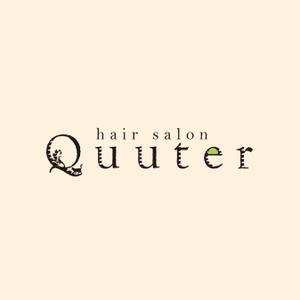 hidebofujiさんの「hair salon Quuter」のロゴ作成への提案