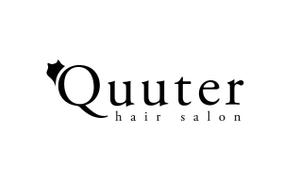 claphandsさんの「hair salon Quuter」のロゴ作成への提案