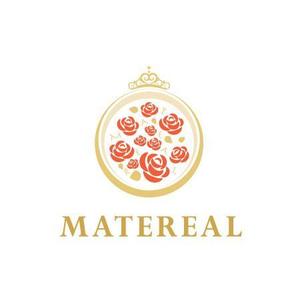 セームページ (haruharutnk)さんの結婚式場にスタッフの派遣やサービスを提供している「MATEREAL」のロゴへの提案