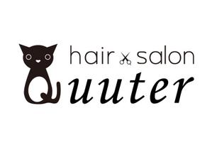 sakura-design-studioさんの「hair salon Quuter」のロゴ作成への提案