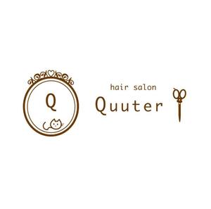 good ()さんの「hair salon Quuter」のロゴ作成への提案