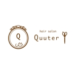 good ()さんの「hair salon Quuter」のロゴ作成への提案