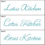 tak_designさんの「Lotus Kitchen」のロゴ作成への提案