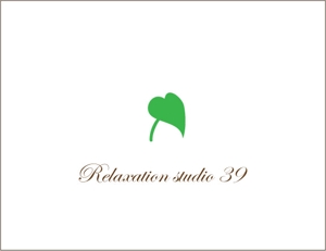 riri721さんのリラクゼーションサロン「Relaxation Studio 39」のロゴへの提案