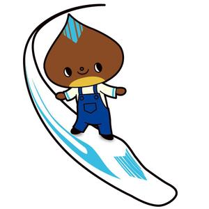 えのもとおさむ (enokorokomo13)さんの中津川市の栗菓子とリニアの融合でキャラクター「****」くんを製作する。への提案