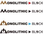 ヒコサカ☆デザイン　彦坂宜之 (hicochi)さんの「MONOLITHIC BLOCK」のロゴ作成への提案