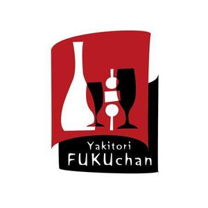 yakumo8 ()さんの店名「やきとり　ふくちゃん」地鶏料理専門店　　ワイン　日本酒　のロゴ　への提案