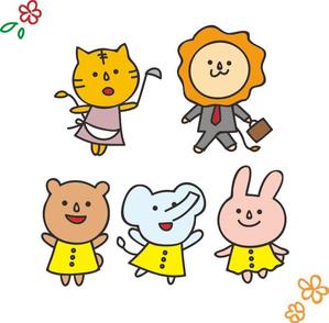 さんの可愛い動物イラスト５点への提案