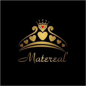 FISHERMAN (FISHERMAN)さんの結婚式場にスタッフの派遣やサービスを提供している「MATEREAL」のロゴへの提案