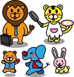 masuwoさんの可愛い動物イラスト５点への提案