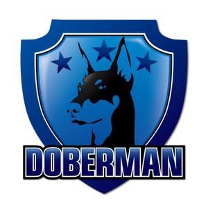 perles de verre (perles_de_verre)さんのインターネット統合脅威管理装置「Doberman」のエンブレム(ロゴ)デザインへの提案