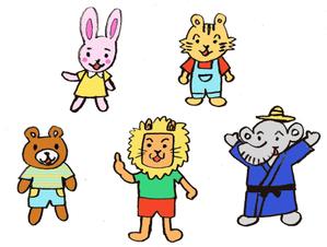 enzaki (k-e-casa)さんの可愛い動物イラスト５点への提案