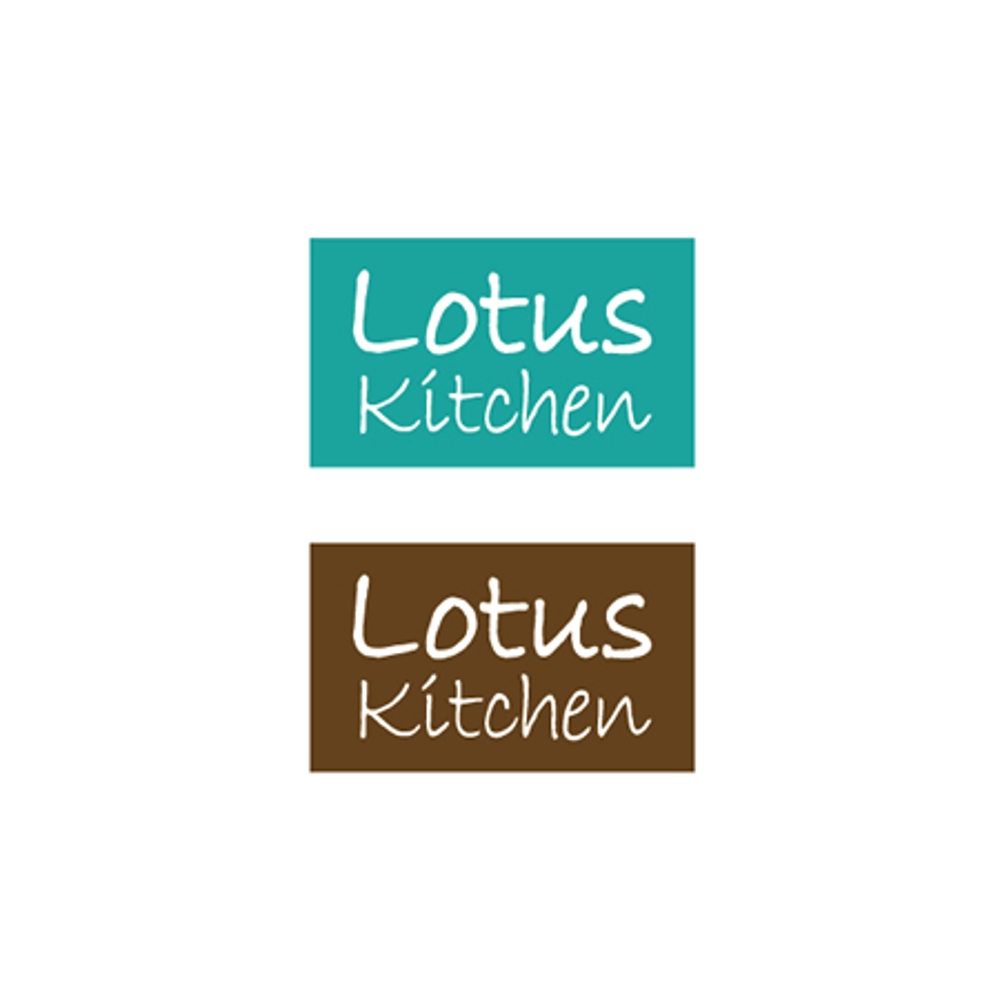 「Lotus Kitchen」のロゴ作成