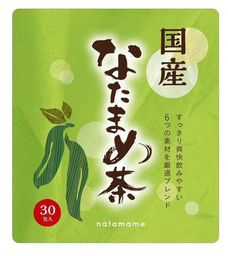 maru_hiroさんの国産なたまめ茶パッケージシールデザインへの提案