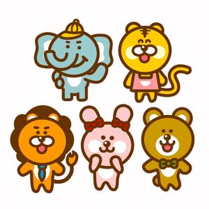 Jelly (Jelly)さんの可愛い動物イラスト５点への提案