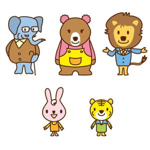 さんの可愛い動物イラスト５点への提案