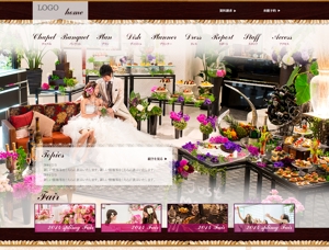 株式会社Kapinon studio (kapinon1210)さんの結婚式場WEBサイトのデザインへの提案