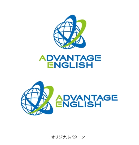 claphandsさんの英会話教室「ADVANTAGE ENGLISH」のロゴ作成への提案