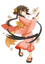 春雷 ()さんの書道家今日子アニメキャラクター作成への提案