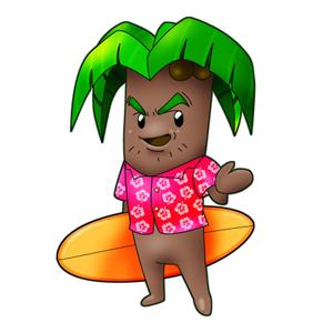 yoriyoriさんのヤシの木のキャラクターへの提案