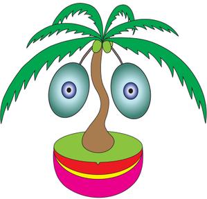 ひでと (hi-to)さんのヤシの木のキャラクターへの提案