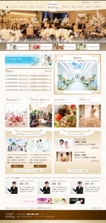 muu_0625さんの結婚式場WEBサイトのデザインへの提案