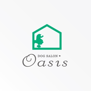 tanaka10 (tanaka10)さんの「DOG SALON　Oasis　　（ドッグサロン　オアシス　　　　どっぐさろん　おあしす）」のロゴ作成への提案