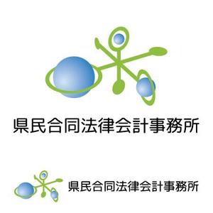 at203260さんの税理士も所属する法律事務所「県民合同法律会計事務所」のロゴへの提案