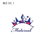 さんの結婚式場にスタッフの派遣やサービスを提供している「MATEREAL」のロゴへの提案