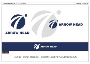 kometogi (kometogi)さんのアパレルブランド「ARROW HEAD」のロゴ。東南アジア、世界に向けた展開、印象的なデザイン。への提案