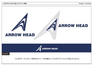 kometogi (kometogi)さんのアパレルブランド「ARROW HEAD」のロゴ。東南アジア、世界に向けた展開、印象的なデザイン。への提案