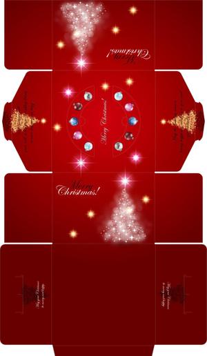 Big moon design (big-moon)さんのクリスマスケーキ用デコ箱デザインへの提案