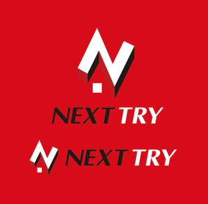 soramomoさんの「NEXT TRY」のロゴ作成への提案